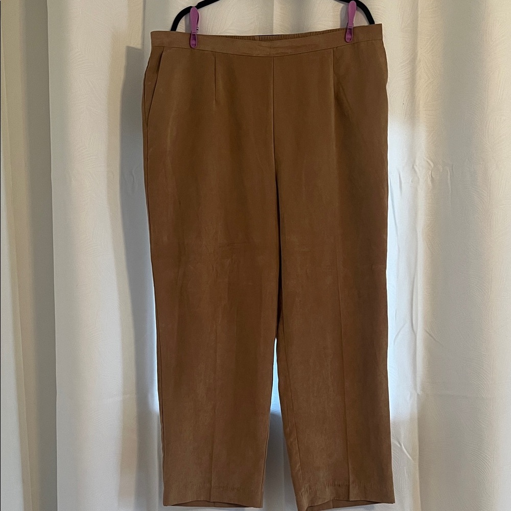 Brown Suede Pants